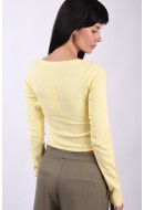 Cardigan Dama Jjxx Jxfunny Str Rib French Vanilla